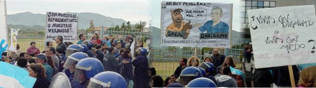 Las protestas sociales en la legislatura de San Luis. 2004