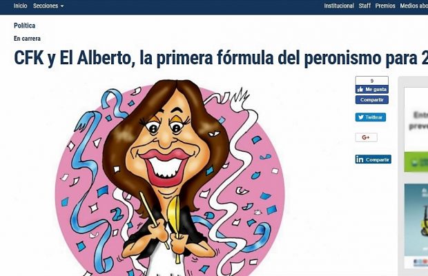 El Kirchnerismo ya tiene fórmula presidencial: “CFK y El Alberto ...